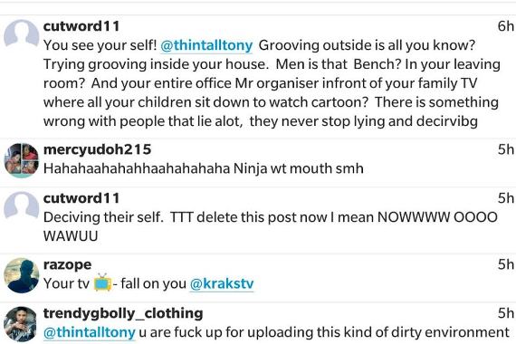 Thin Tall Tony responds to comments from IG trolls saying his home is very dirty (photos) 37 6