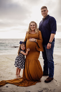 Family maternity photo session at Windansea Beach, La Jolla, CA with Morning Owl Fine Art Photography San Diego CA. 