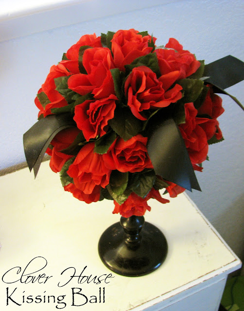 Clover House Pretty Rose Kissing Ball