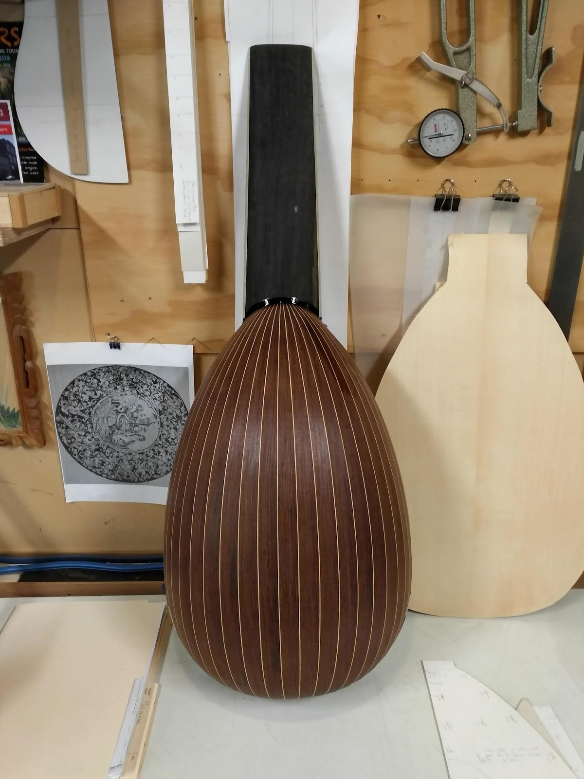 The Lute's Progress, Building a 13 Course Lute, Start to Finish, 4