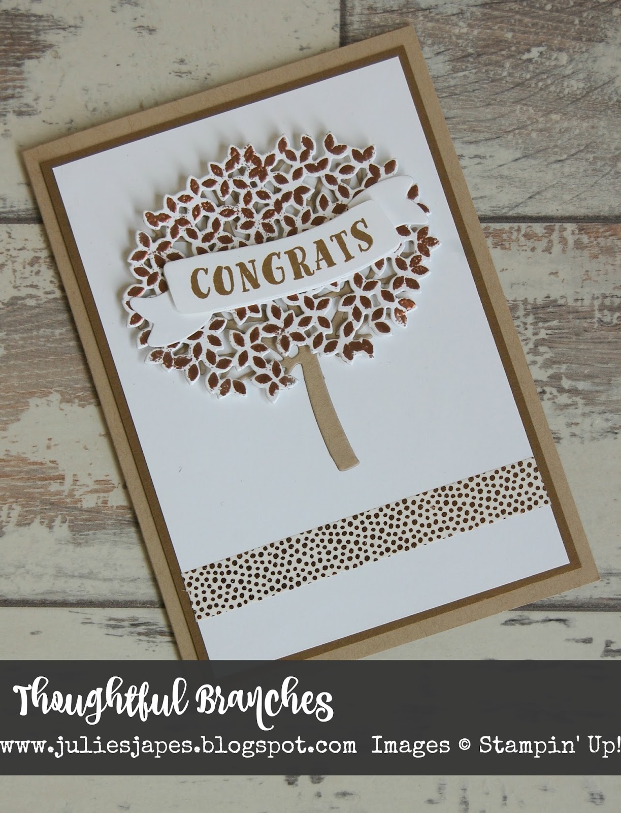 Julie Kettlewell Stampin Up UK Independent Demonstrator Order