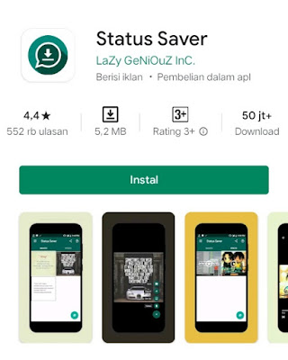 Cara Simpan Status Foto dan Video WA dengan Aplikasi Status Saver