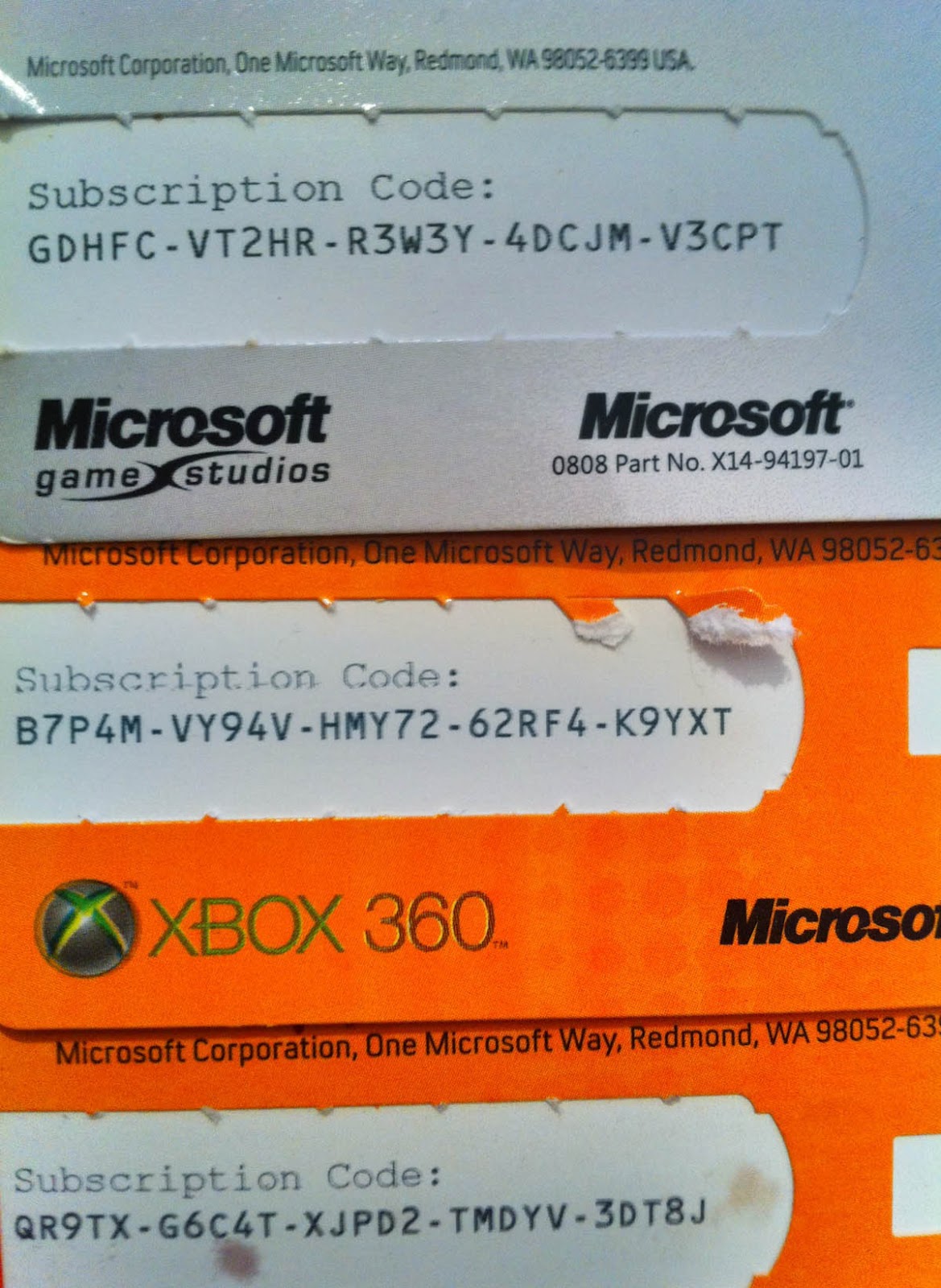14 day trail code for gamepass and xbox live gold. : r/xboxone