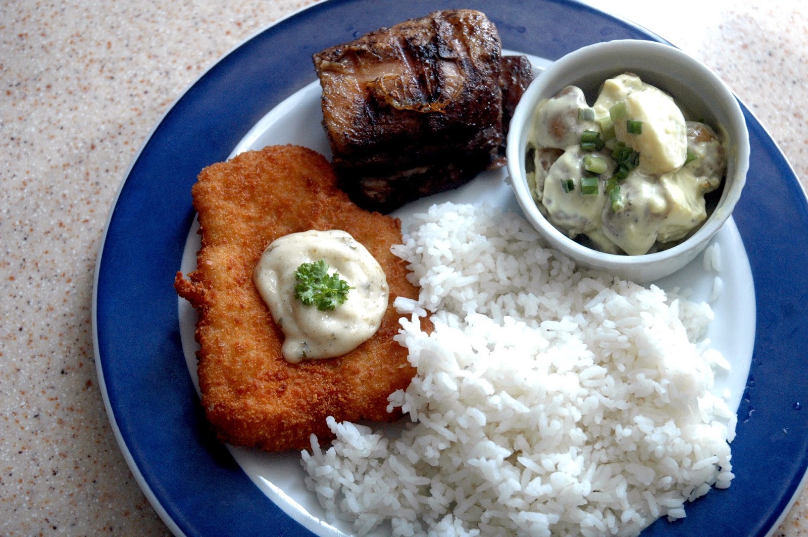 DUDE FOR FOOD Make It A Blue Plate Dinner at RACKS