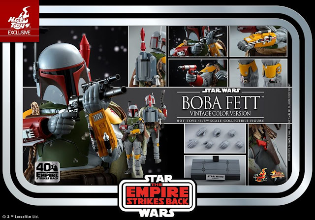 #MayThe4thBeWithYou, Star Wars, The Empire Strikes Back, Hot Toys 將推出 帝國反擊戰40 周年系列 Boba Fett（復刻色版）及「黑武士」1:6比例珍藏人偶