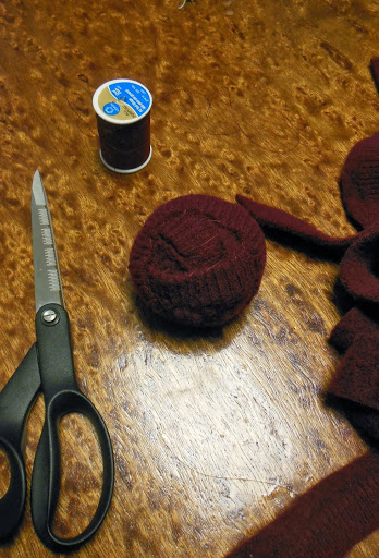 Turn wool sweaters into Dryer Balls for softening your clothes!