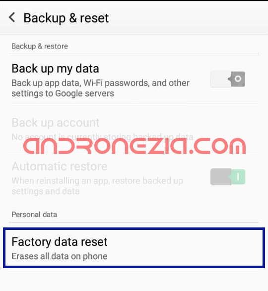 Cara Hard Reset OPPO A3s - Andronezia