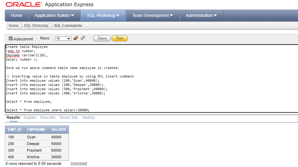 SQL and Classification of SQL in Oracle Database #Diksha Oracle ...