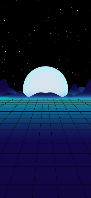 Beautiful and cool synthwave wallpaper night