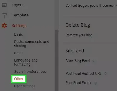 طريقة حذف مدونتك على Blogger طريقة حذف مدونتك على Blogger