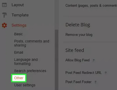 طريقة حذف مدونتك على Blogger طريقة حذف مدونتك على Blogger