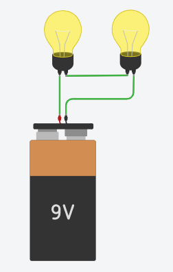 Series connection of two lights