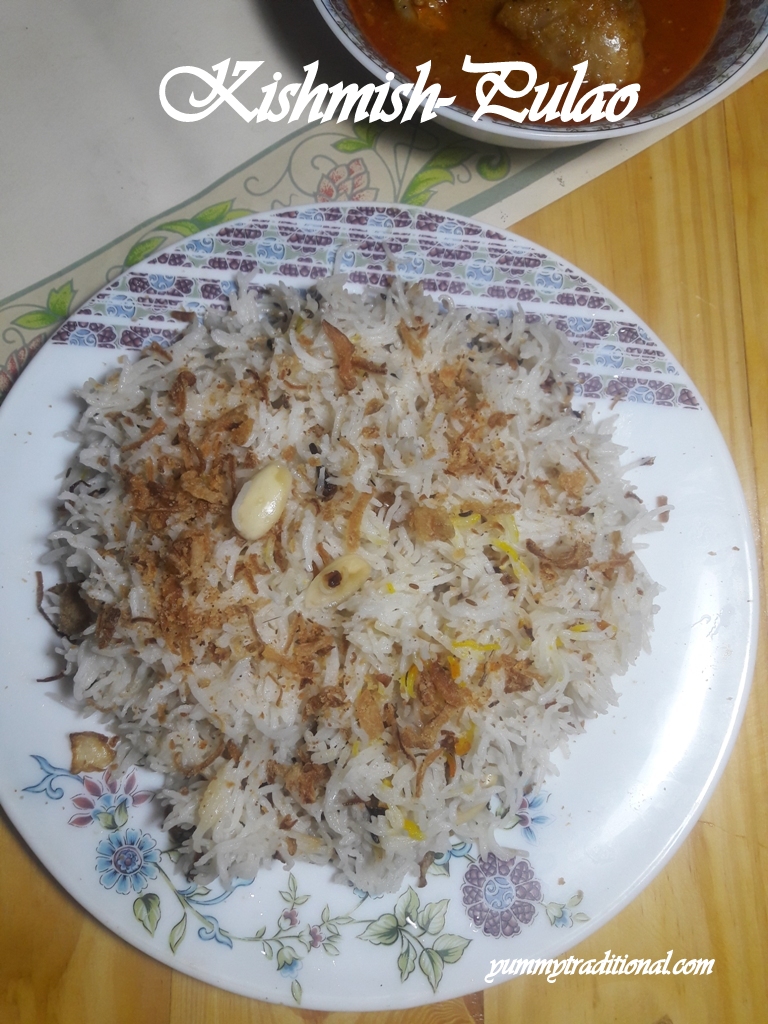 Kishmish Pulao Recipe Yummy Traditional