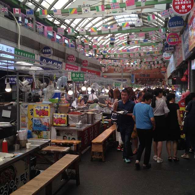 traditional market in Seoul South Korea