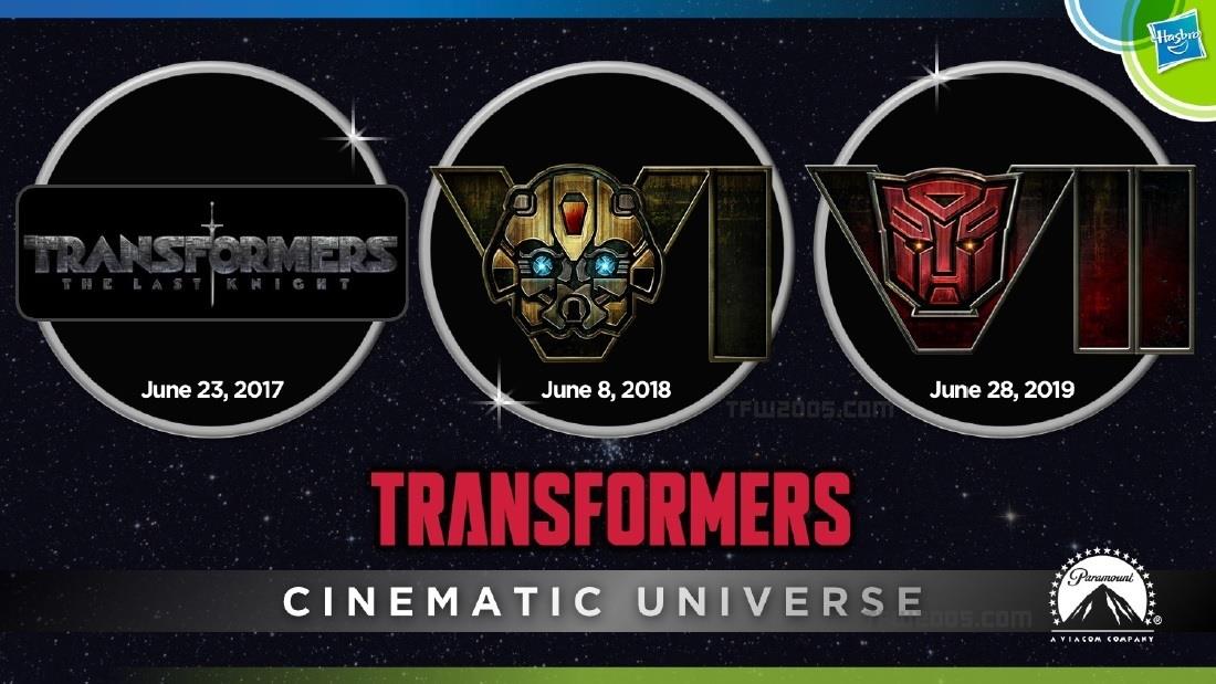 Transformers Live Action Movie Blog (TFLAMB) Hasbro Reveals Logos for Three Transformers Movies