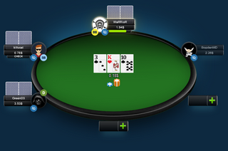 Betvarzesh Poker Screen