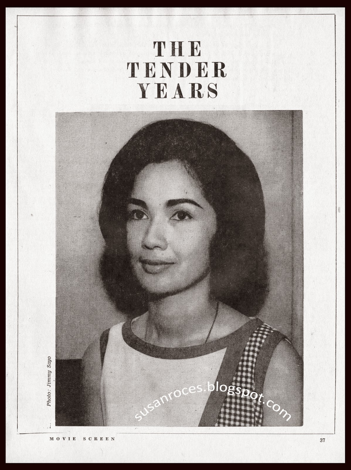 SUSAN ROCES: THE TENDER YEARS (Movie Screen, 1967)