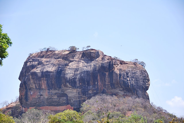 The ancient Sigiriya Rock in Sri Lanka