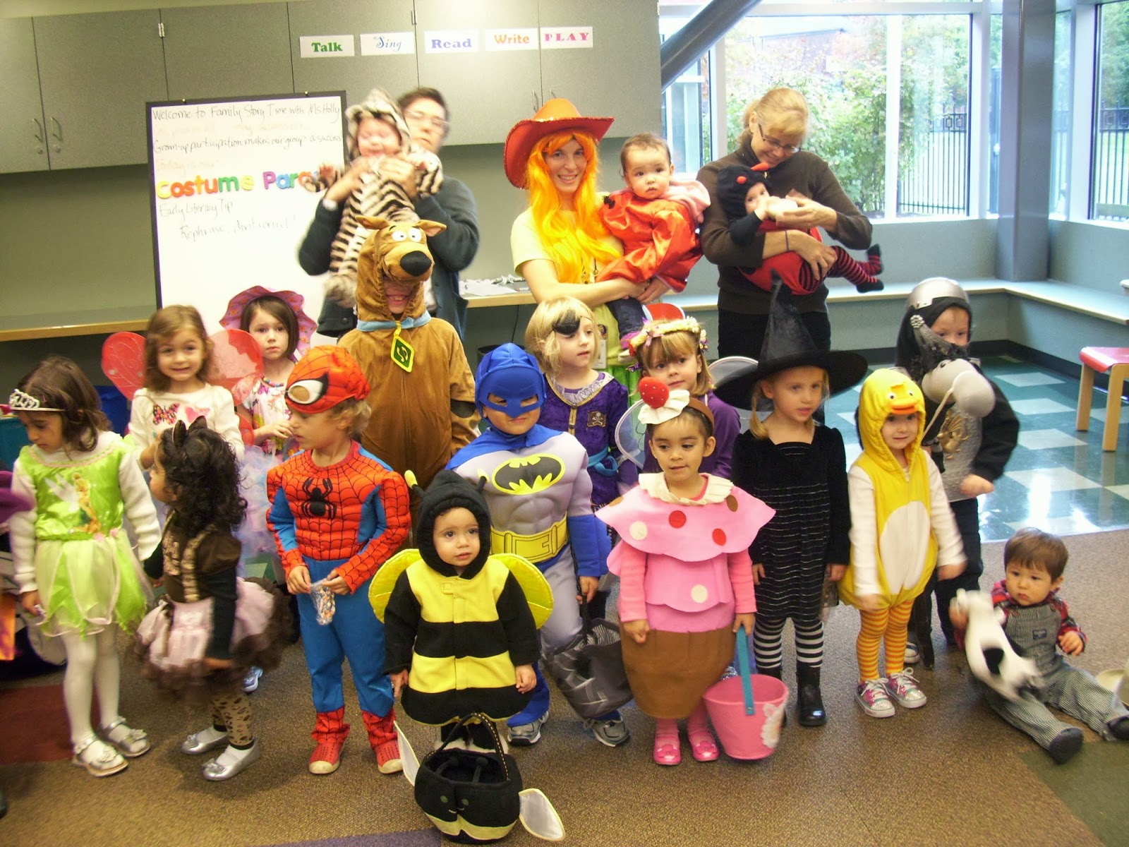 Family Book Bag **Important Costume Parade Parking Info**