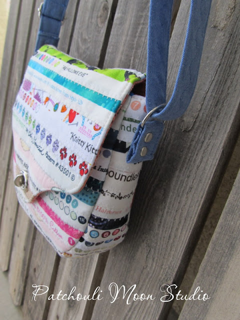 Patchouli Moon Studio~ Emma Bag made with Selvages