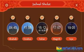 Aplikasi Jadwal Sholat MyQuran : Al Quran Indonesia
