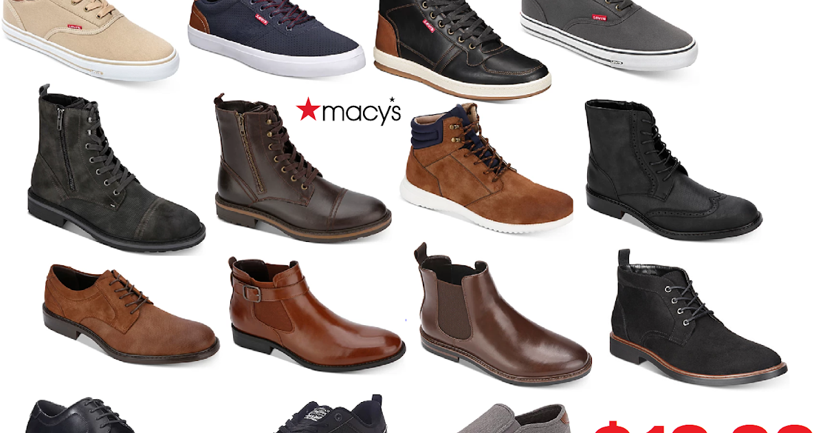 Macy&#39;s Men&#39;s Shoes and Boots Sale Only $19.99: Unlisted Kenneth Cole, Levi&#39;s, Alfani and More ...