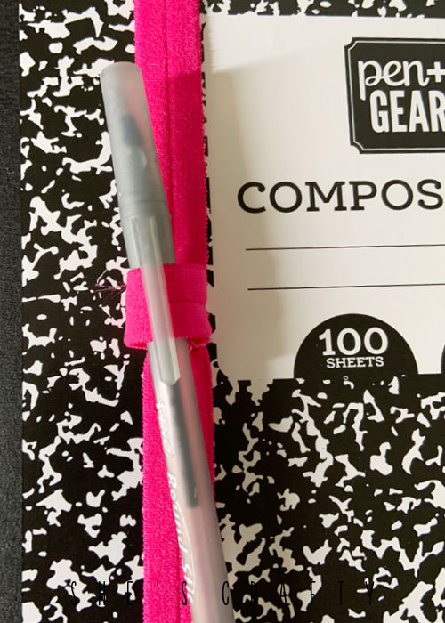 She's Crafty: Easy DIY Pen Holder for Journal