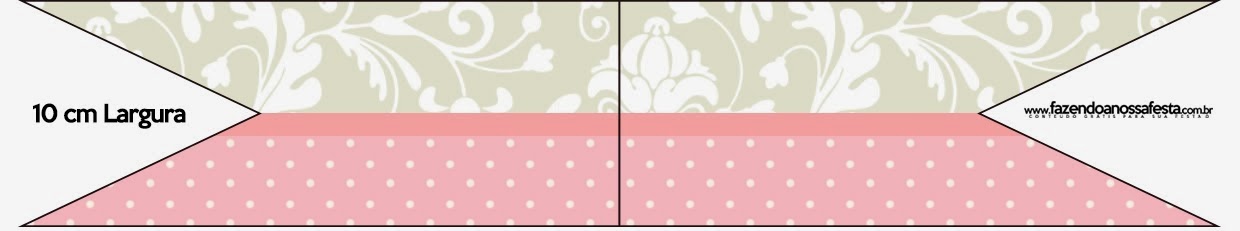 Provencal in Pink and Grey: Party Free Printables. Food Flags.