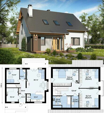 modern house plans with pictures