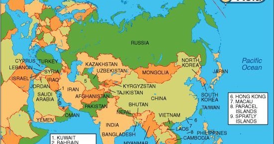 SIMPLE BLOG BATAS WILAYAH DAN DAFTAR NEGARA DI BENUA ASIA