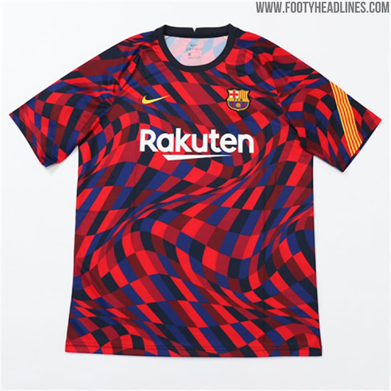 barcelona pre match jersey 2020