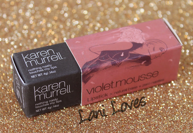 Karen Murrell - Violet Mousse Lipstick Swatches & Review