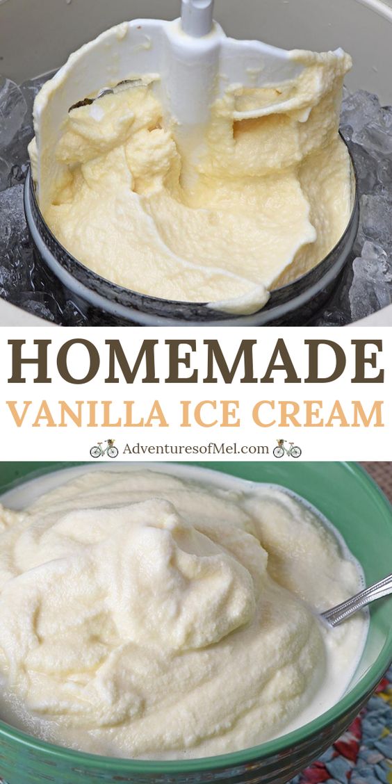 OLD FASHIONED HOMEMADE VANILLA ICE CREAM INSPIRED RECIPE