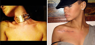 As 19 tatuagens da Rihanna e seus significados - Never a failure, always a lesson