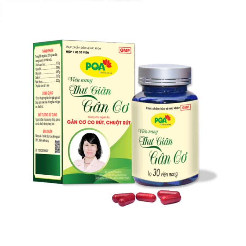 PQA Thư Giãn Gân Cơ – Không lo chuột rút