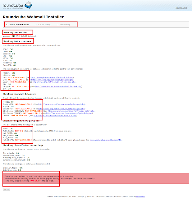 Roundcube Webmail Installer