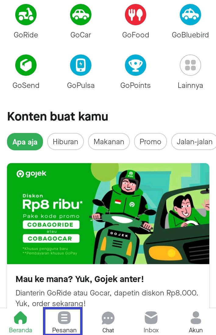 Cara Cek Riwayat Dan Menghapus Riwayat Pada Gojek Pondoktekno Com