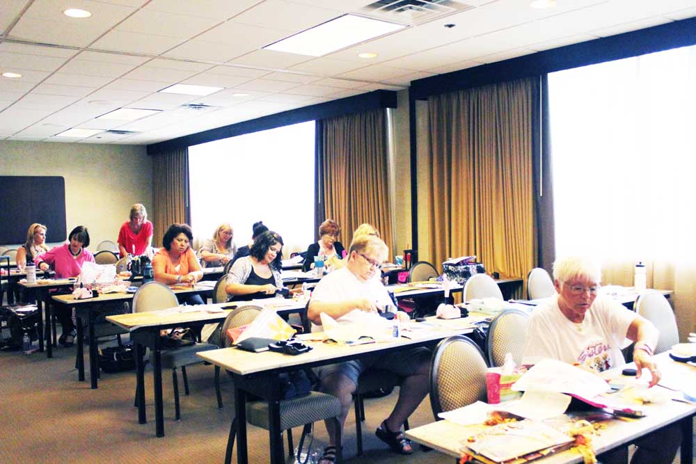 Fun at Great American Scrapbook Conventions!!! Hydrangea Hippo by