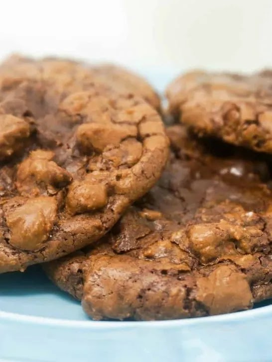 Double Chocolate Brownie Cookies