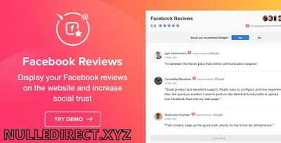 Facebook Reviews 1.2.3 Nulled - WordPress Facebook Reviews plugin