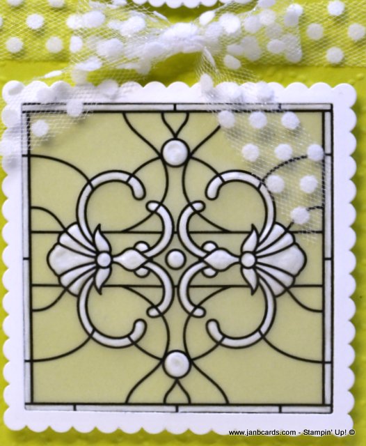 Dryembossing on Vellum Video JanB Cards