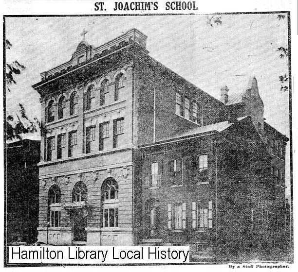TOM GLOVER'S HAMILTON LIBRARY SCRAPBOOK LOCAL HISTORY WITH A PERSONAL TOUCH. 1919 ST. JOACHIM
