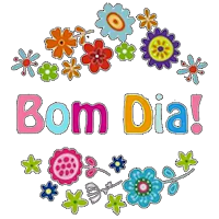 Belos Stickers de Bom Dia