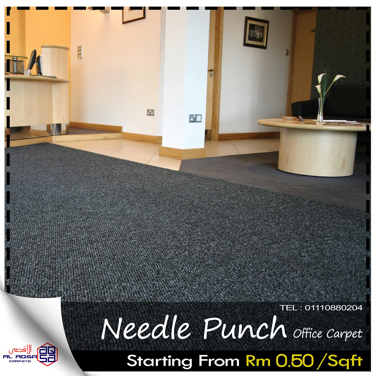 NEEDLE PUNCH CARPET MANUFACTURERS JUST FROM RM0.50/SQFT
