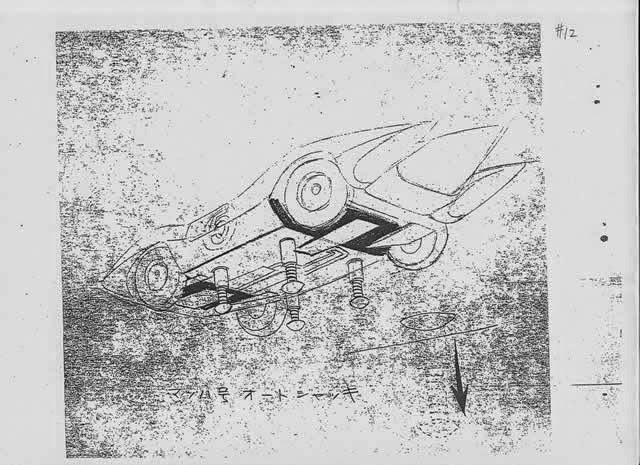 Model sheets e concepts de Speed Racer (1967)