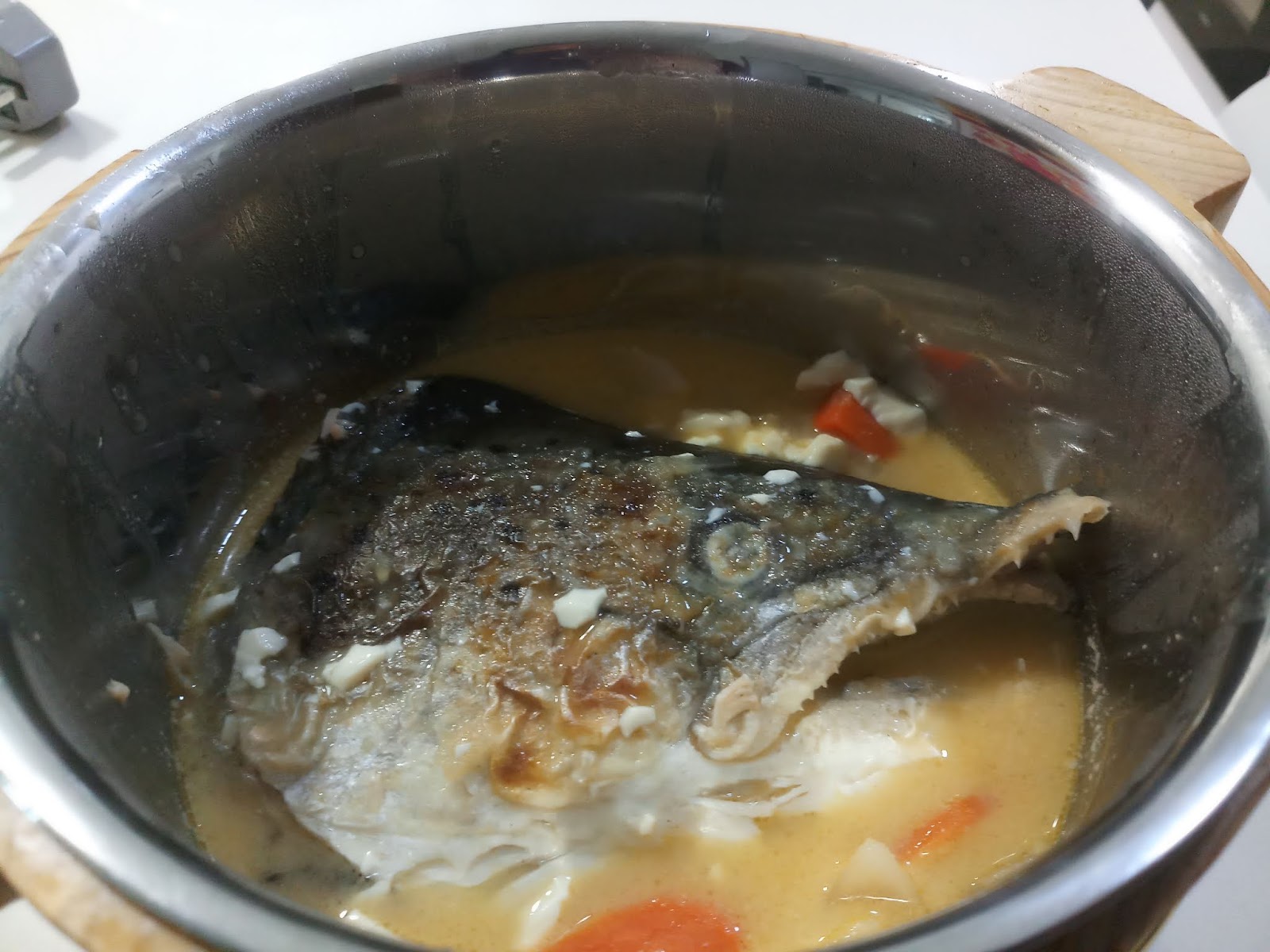 Salmon Fishhead Miso Soup