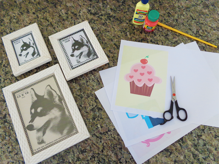 Decorando o home office - Parte 1 - Quadrinhos fofos