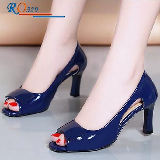 GIÀY CAO GÓT HỞ MŨI RO329