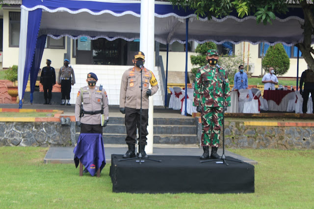 Jaga Kamtibmas Wilayah TNI-Polri Gelar Latihan Gabungan di Gunung Kendil dan Tawangmangu
