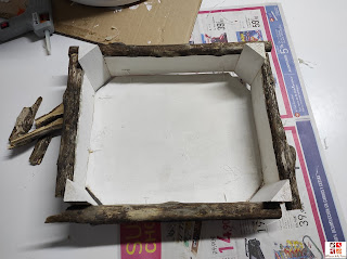 como hacer una ventana navideña